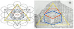 Flower of Life variation in Washington's streets